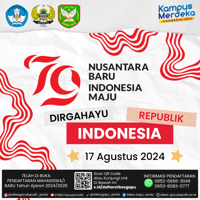 Selamat Memperingati Hari Kemerdekaan Republik Indonesia 2024