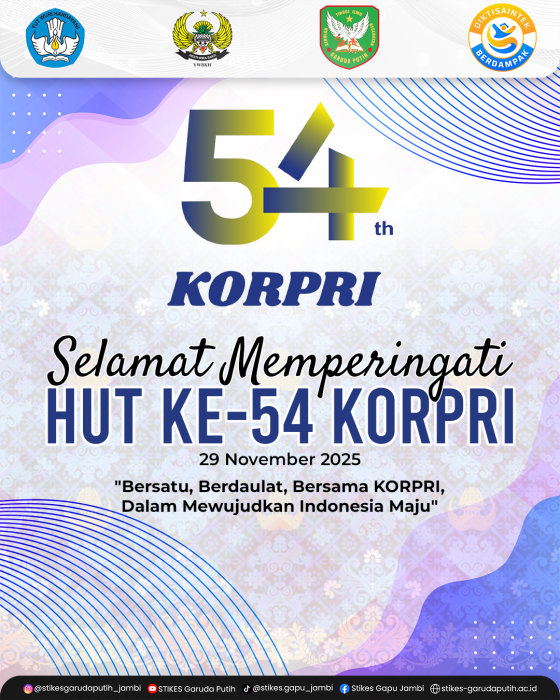  Selamat Hari Ulang Tahun KORPRI ke-54