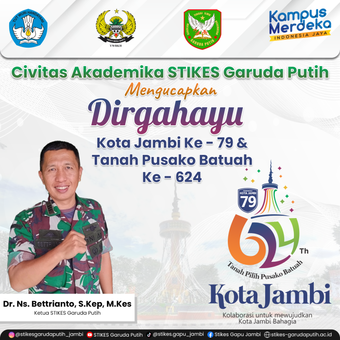 Dirgahayu Hari Ulang Tahun HUT ke-79 Pemerintah Kota Jambi